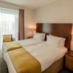 PREMIER-SUITES-Dublin-Sandyford-twin-beds-and-view